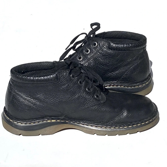 DOC MARTENS Men’s Rico Chukka Mid Rise Black Pebbled Leather Short Boots size 12 main image 9